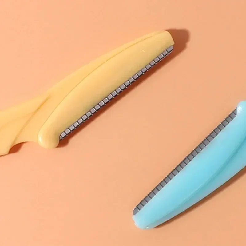 5pcs Safe Eyebrow Razor Straight Handle Scratch-proof for Men and Women eyebrow razor set,eyebrow razor