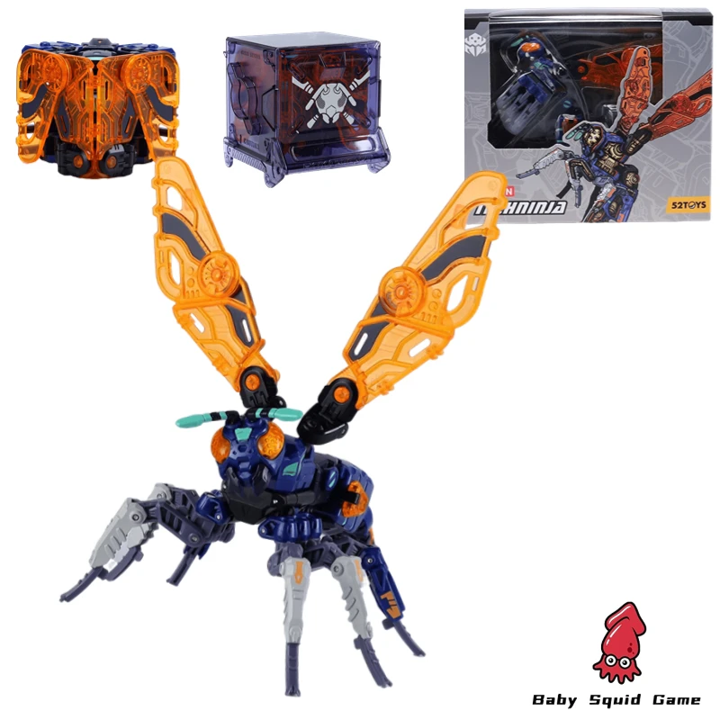 

Original Stock 52TOYS Beastbox BB-38TN Techninja Small Proportion Transformation Toy Action Figure ModelToy Collection HobbyGift