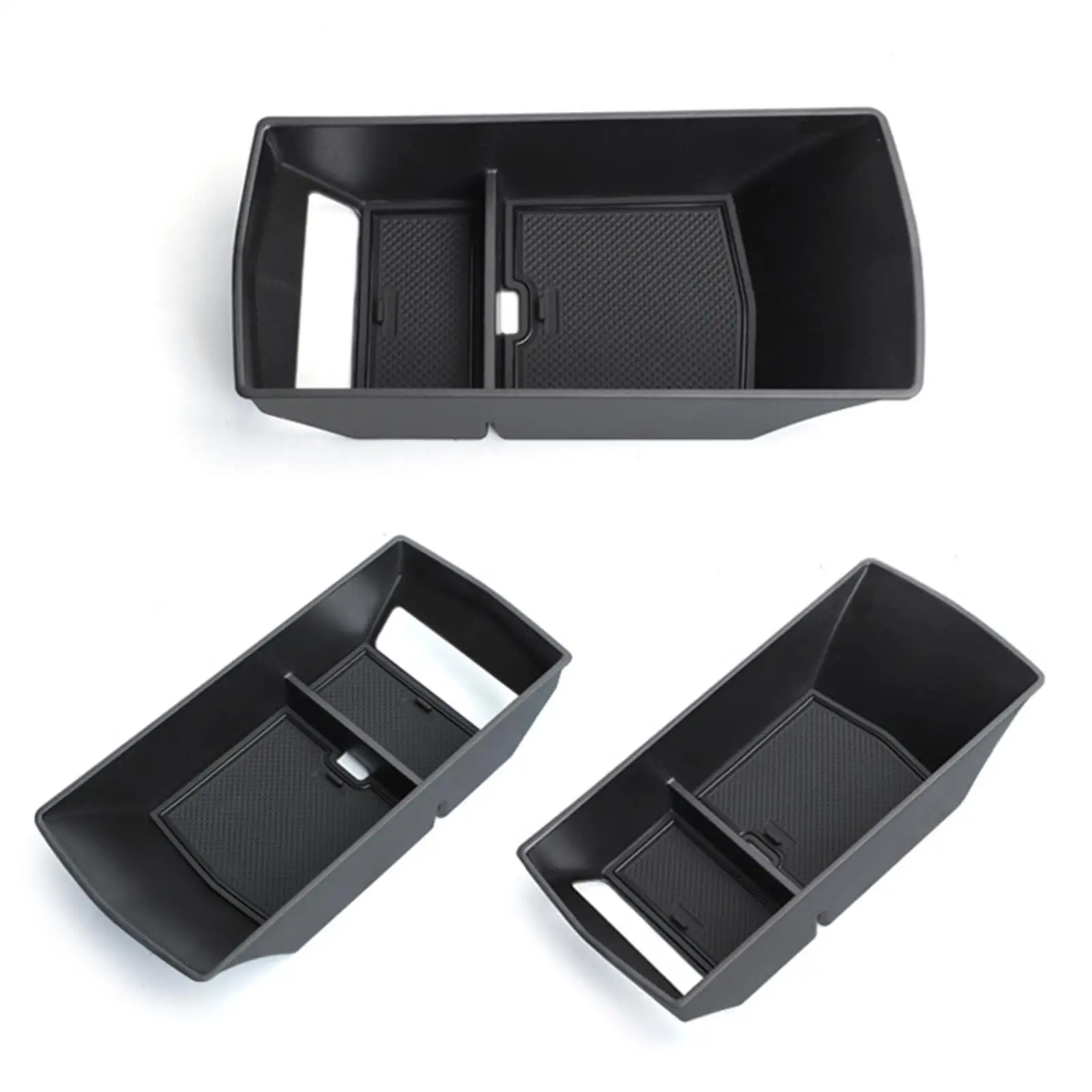 Center Console Organizer Anti Slip Interior Parts Space Saving Lightweight Cup