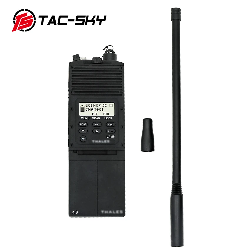 TS TAC-SKY for tactical headset AN/PRC 148  walkie-talkie model radio virtual box +tactical PRC ptt 6-pin  PTT