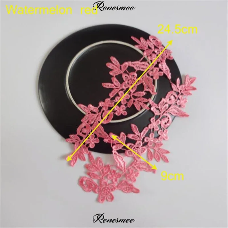 Vibrant Lace Applique Flower Sewing Trims