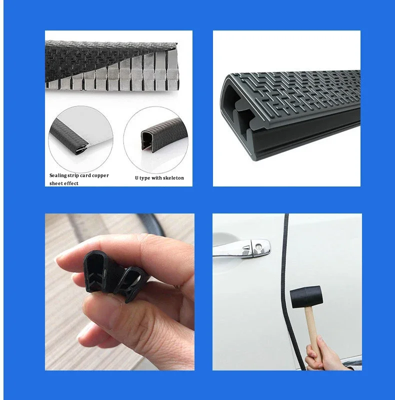 Car door anti-collision anti-scratch U-shaped protective decorative edging car sealing strip door seal strip,sealing strip tape,sealing strip,rubber seal strip,rubber door weatherstripping,door weatherstripping