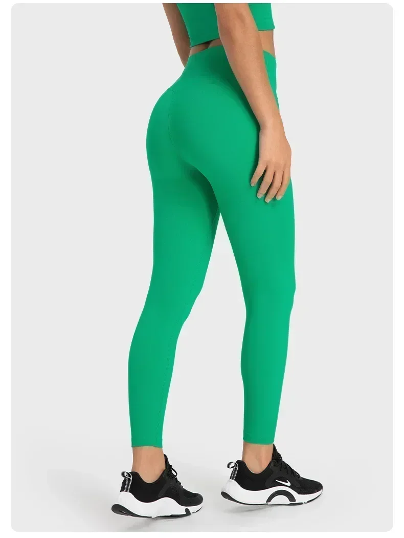 Lemon Align Women Yoga Pants Gym Fitness High Waist Sport Leggings Tights Naked Feeling No Front Seam Workout Running Leggins