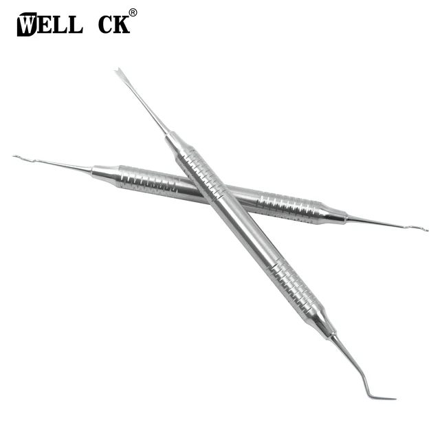 WELLCK Orthodontic Archwire PlacerOrthodontic Ligature Loop Placer Arch Wire Placement Elastic Ligation Ring Holder Dental tool