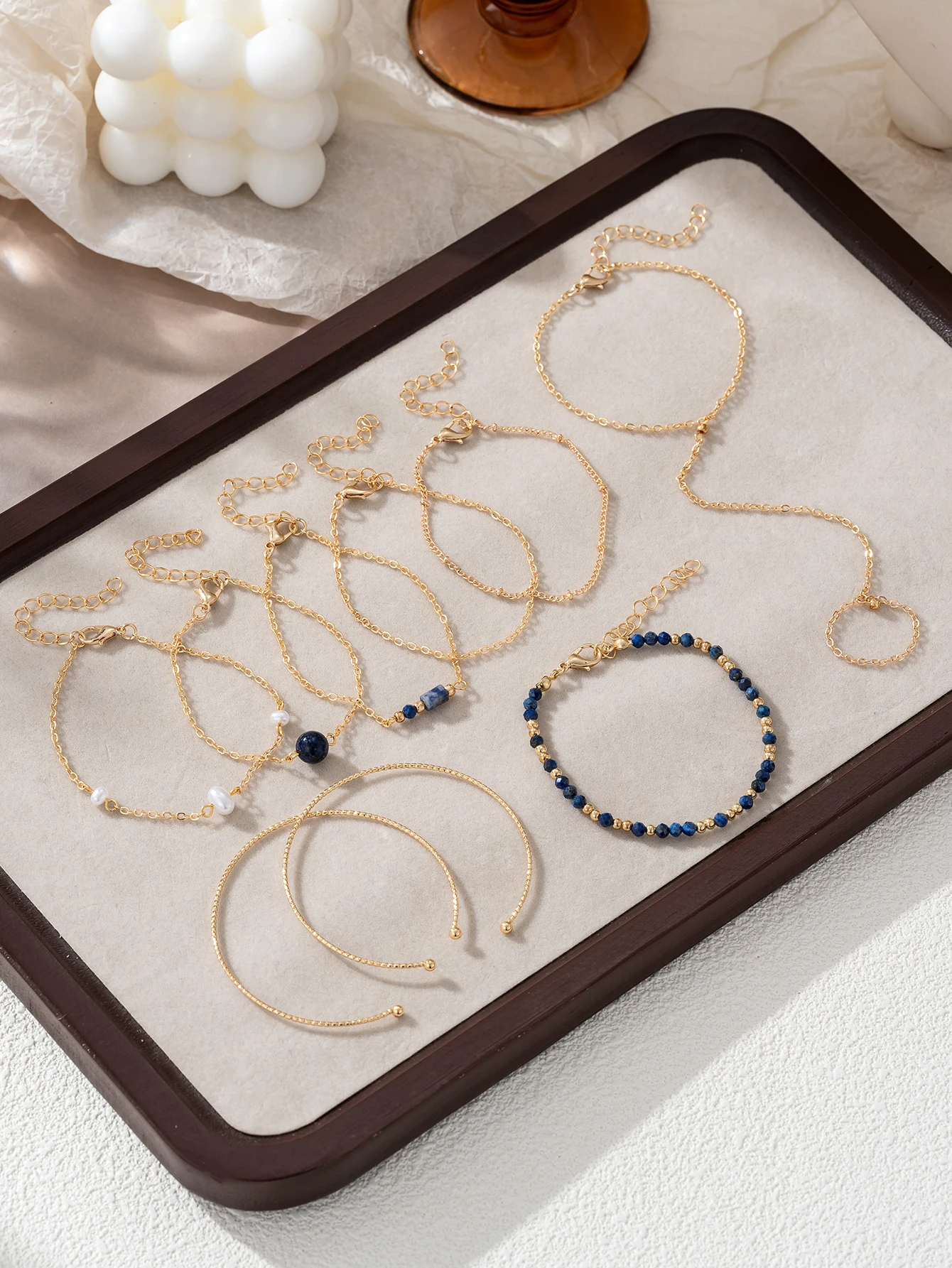 Womens Fashion Bracelet Set for Party Festival