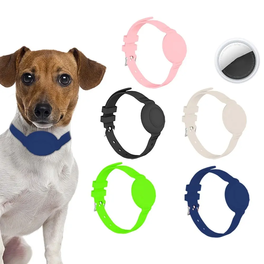 

Силиконовый держатель для трекера, ошейник для домашних животных, Регулируемый защитный чехол, водонепроницаемые аксессуары для Apple AirTag