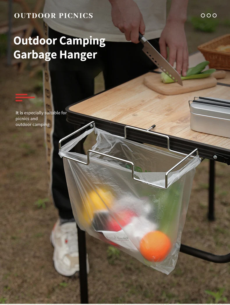 Description Picture 2 of itemFoldable Table Storage Net Storage Net Portable Shelf Bag Stuff Mesh for Picnic Outdoor Camping Barbecue Kitchen Folding Rack