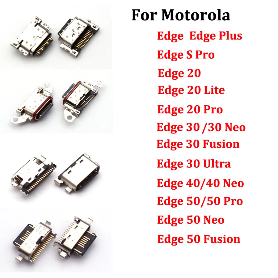 10-Pack USB Charging Socket Port Plug Dock Charger Connectors