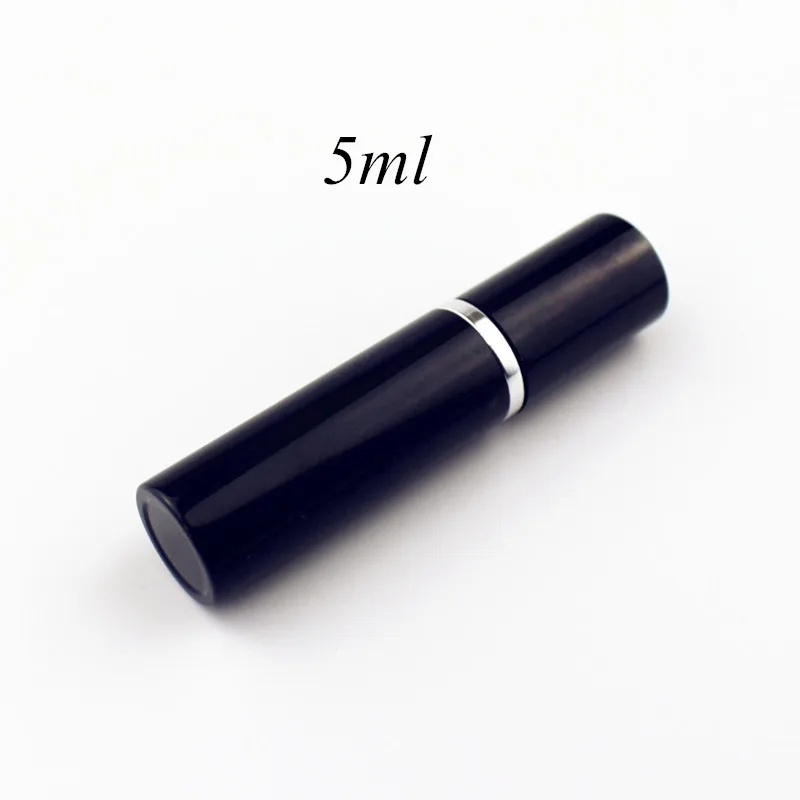 Compact Refillable Perfume Spray Bottle with Aluminum Case, 5ml - 10ml Capacity