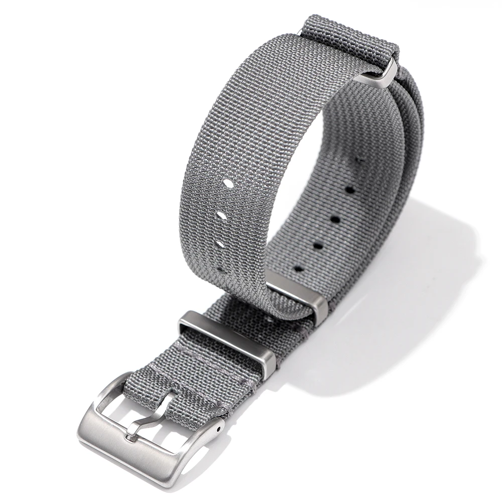 Braided Nylon Military Watch Strap - Comfortable Woven Wristband for Men & Women