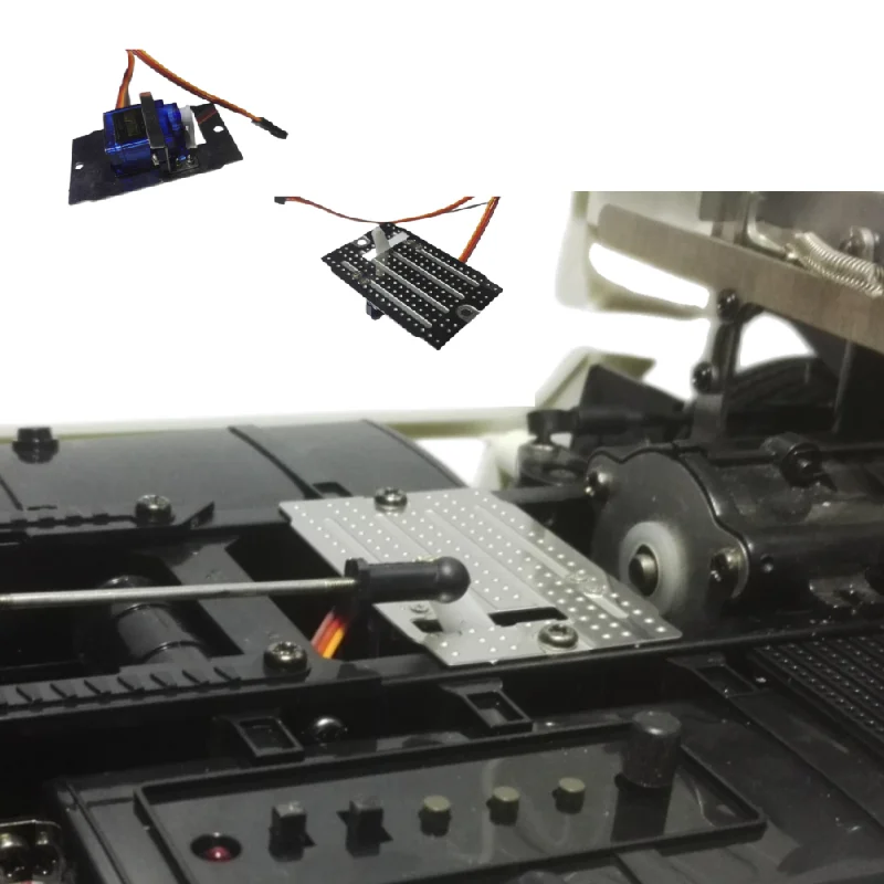Steering Gear Engine Bracket Anti-skid Board for TAMIYA 1/14 Truck Tractor Trailer SCANIA 770s 56368 Tamiya LESU Truck Parts 2