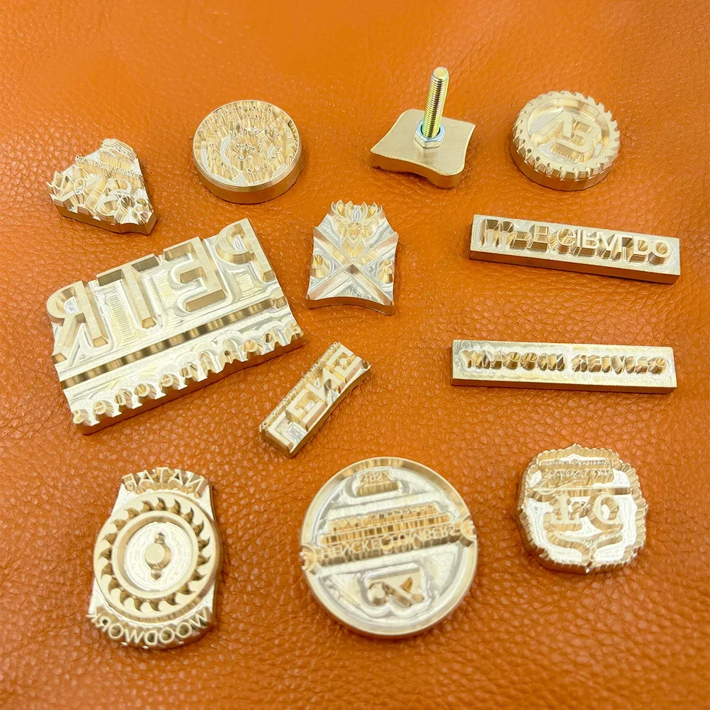 Brass Stamp Heating Stamping Embosser Embossing Stamp Heating Stamp Brass Stamp Iron Mold Personalized Seals Emboss Electric Iron Cake Wood Burger Branding Foil Hot Stamping
