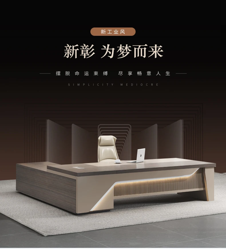 Description Picture 2 of itemOrganizer Height Office Desk Reception Table Conference Drawers Corner Desk Executive Mesa De Escritorio Office Accessories