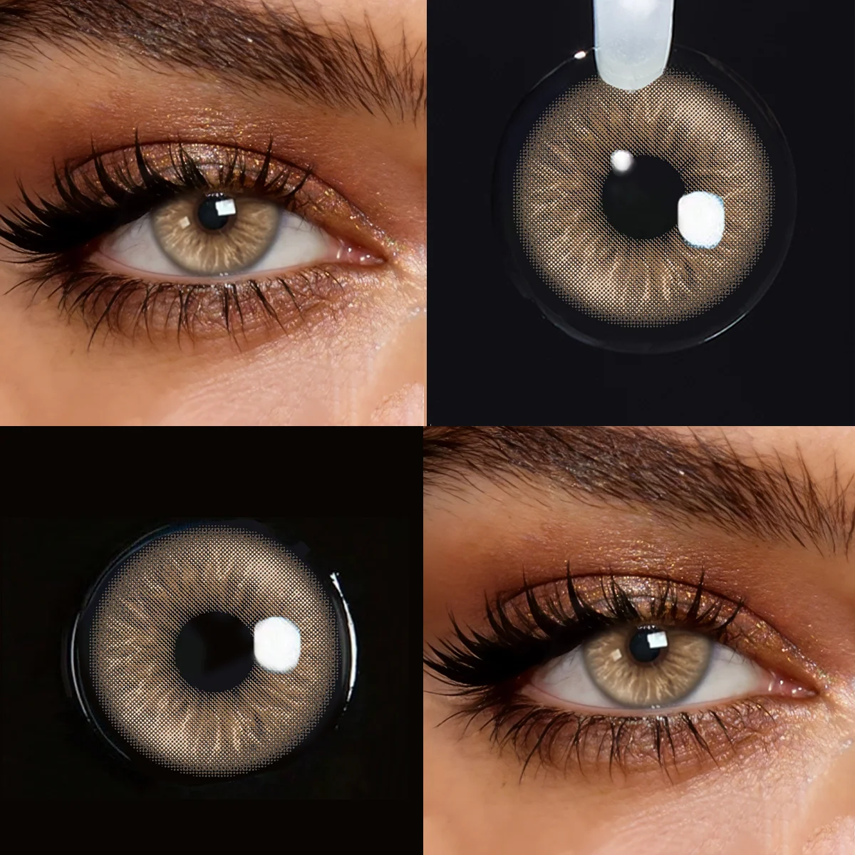 Vibrant Blue Colored Contact Lenses - Ideal for Daily Eye Makeup & Everyday Wear