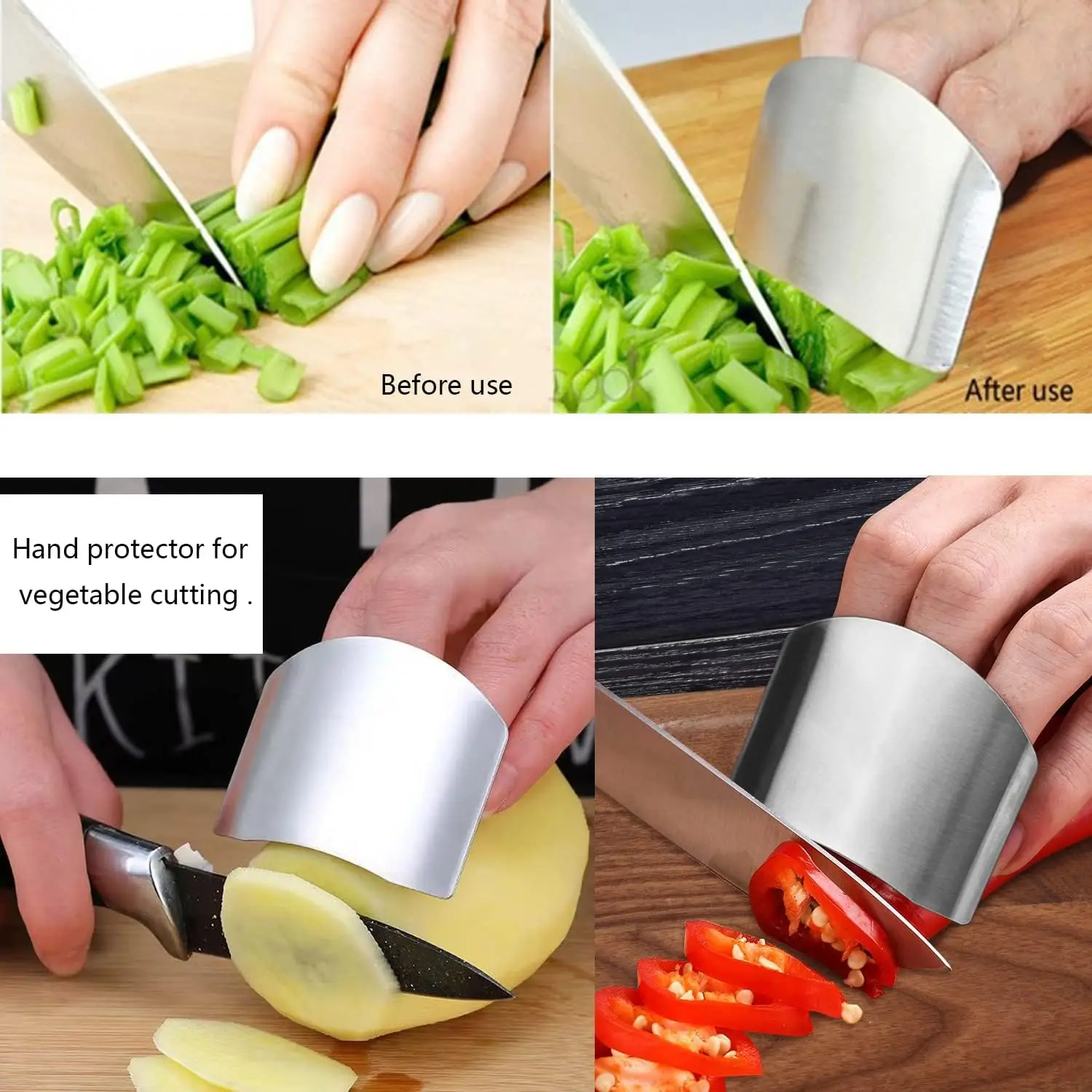Finger Guard Adjustable Finger Guard Meat Vegetable Cutting Shield