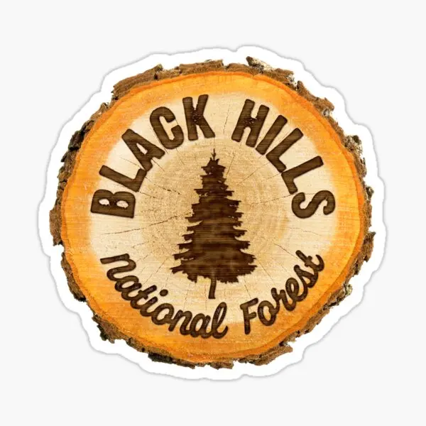 

5 шт., наклейки на автомобиль «Black Hills National Forest»