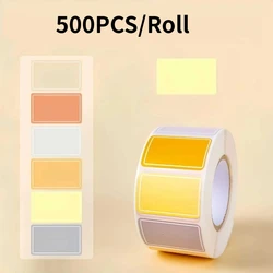 Vibrant Self - Adhesive Label Stickers - Perfect for Organization and School Stationery (Light Colorful)