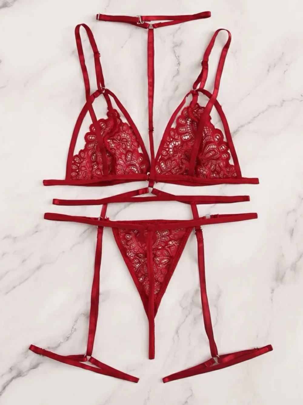 Sexy Fashion Floral Lace Bra Set Hot Erotic Garter Linger Set Porno Women's Underwear For Sex Hollow Out Female_voghion.com