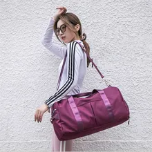 

Large Female MenTravel Bag Travel Pocket Fashion Cross Body Sports Travel Bag Shoe Compartment Clothing Storage Bag Shoulder Bag