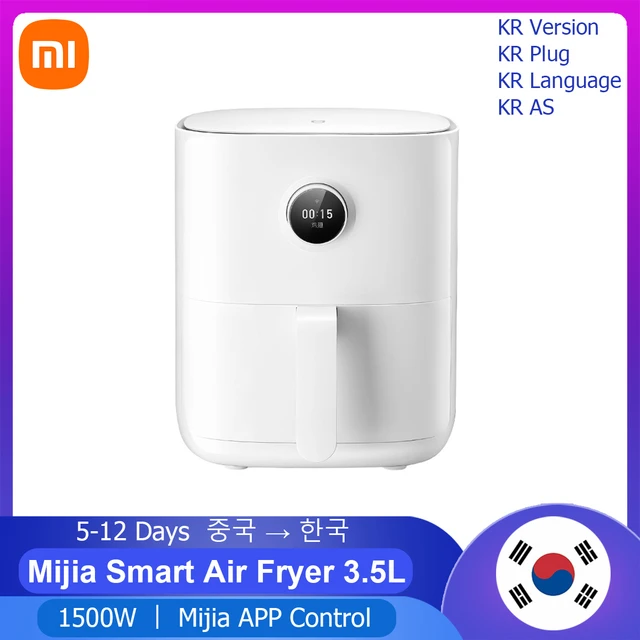 Original Xiaomi Mijia Smart Electric Air Fryer 3.5L OLED Screen Oil-less  Oven Mi Air Frying Pan360°Baking Mijia App Control 220V
