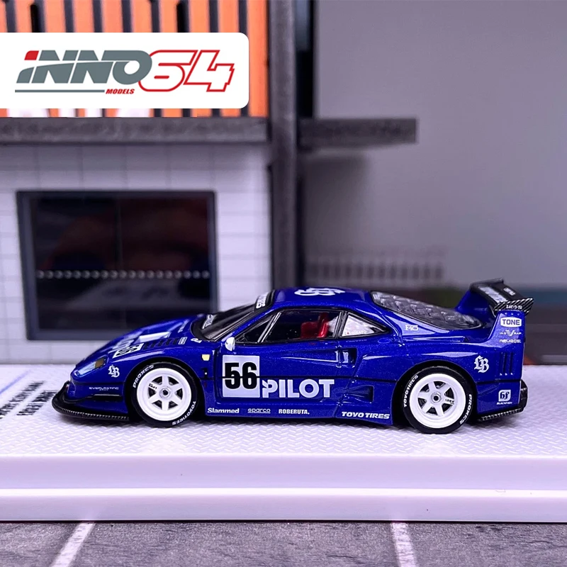 Pieza en Stock 🔥 Inno64 1:64 / Ferrari F40 LBWK Tokyo Auto Salon 2024 😵‍💫 🕹️ Super detallado, de metal y llantas de goma. Base y Acrílico 💵 $45.00
