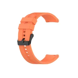Silicone Watch Band Replacement Strap - 20mm/22mm, Multiple Colors Available - 22MM (Orange)