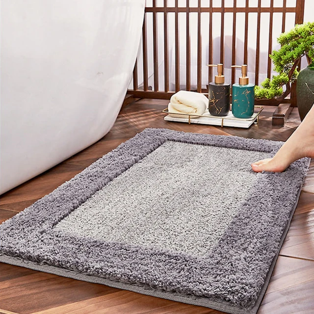 40x75cm WELCOME 1 X Tapis De Sol Absorbant Courbe Et Festonné Tapis De Sol Absorbant Courbe Et Festonne Tapis De Porte De Douche Tapis De Salle De Bain Antiderapant Tapis De Toilette 95345769