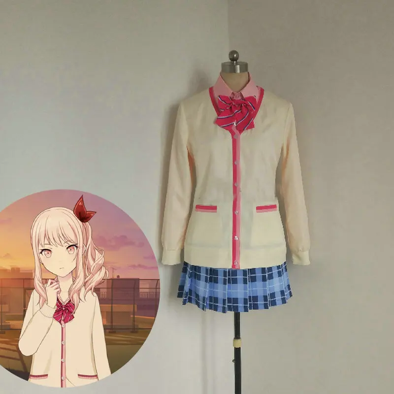 

Sekai Colorful Stage! feat. Cosplay Akiyama Mizuki Cosplay Costume Custom Size School Uniform