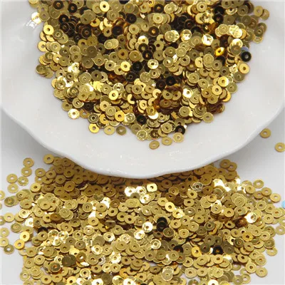 Paillettes Rondes Plates Rouleau Paillettes 100m - Sequins 6mm à Coudre - Noir - Pour DIY Vêtements, Décos Garniture Couture Brillante