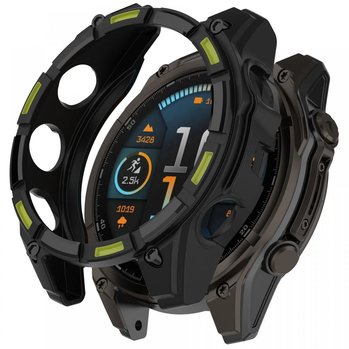 Watch Screen Protector Case Apple Watch Screen Protector Case Watch Case Watch Protective Case Watch Cover Watch Protective Cover TPU Protective Case Bumper Protective Case Silicone Protective Cover For Garmin Fenix 8 51mm 47mm 43mm Soft TPU Protection Case For Garmin Fenix 8 Bumper Shell Accessories