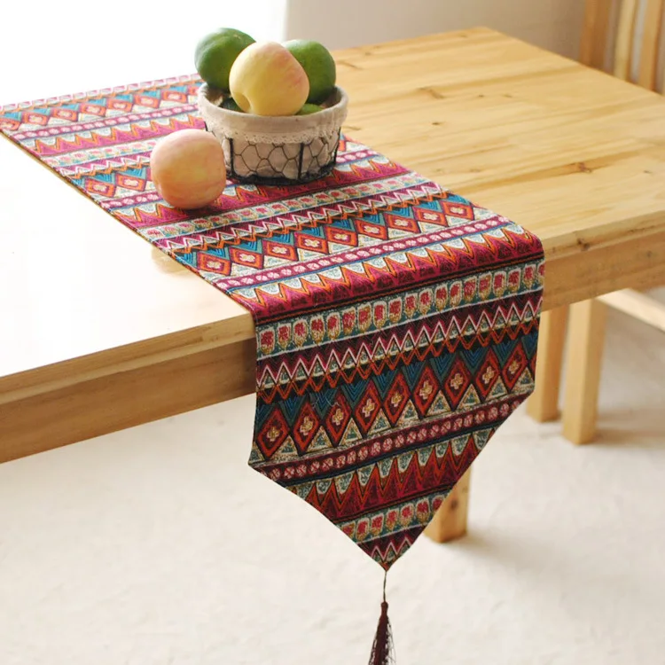 

Southeast Asian style double table runner desk flag bed table and home textile fabric Original Article