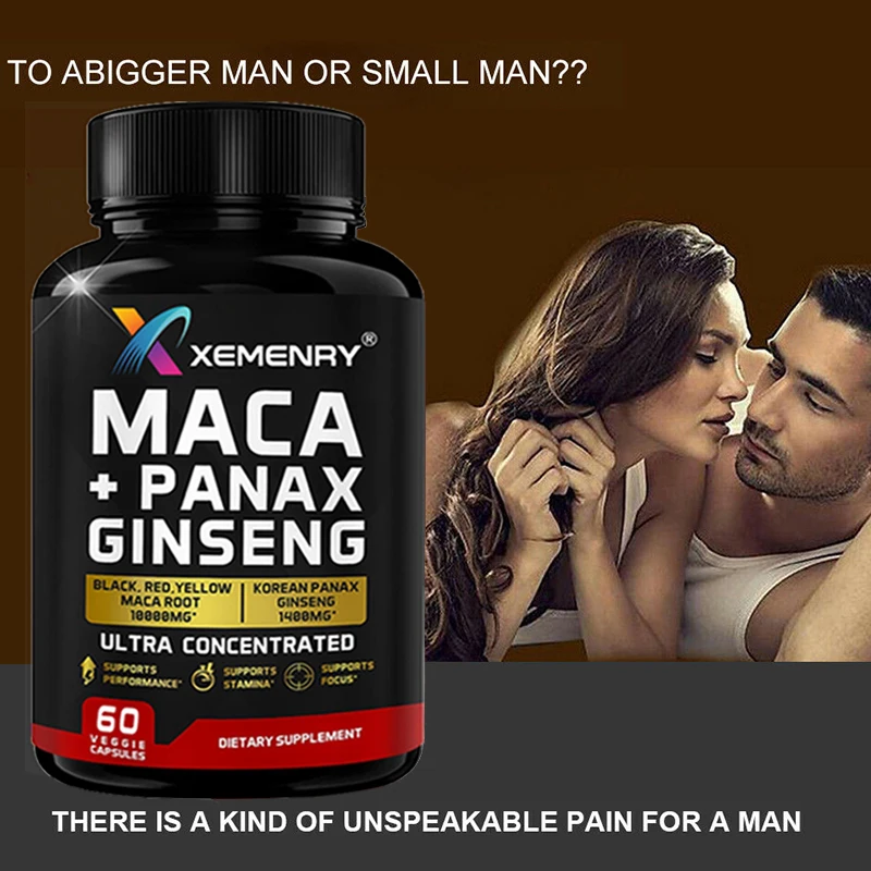 Maca Root Extract and Korean Ginseng Extract, Maca Root Supplement