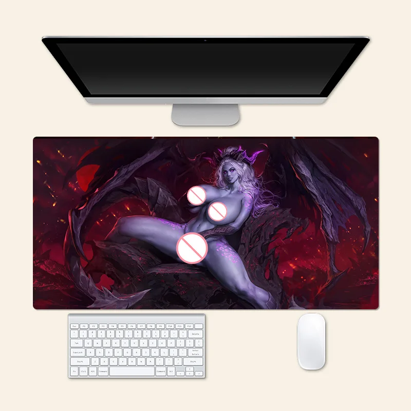 

Sexy Lilith Anime Large Mouse Pad PlayMat Game Creative Desk Gaming Mat Office Mousepad