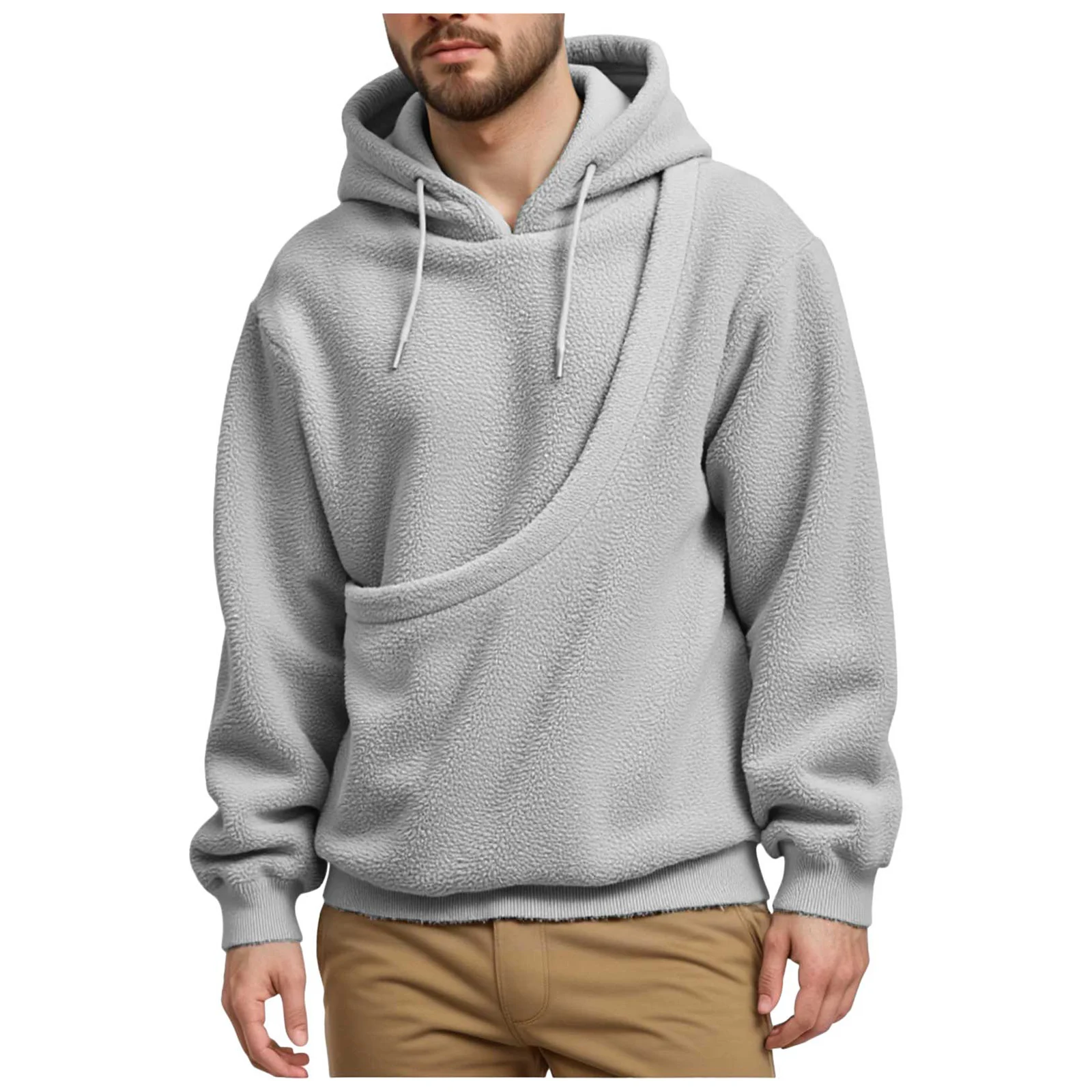 Hot Selling Hoodie 2025 Man Pullover Unisex Cat And Dog Bag Hooded Sweatshirt Pocket Pet Bag Holder Fleece Sweatshirts For Man