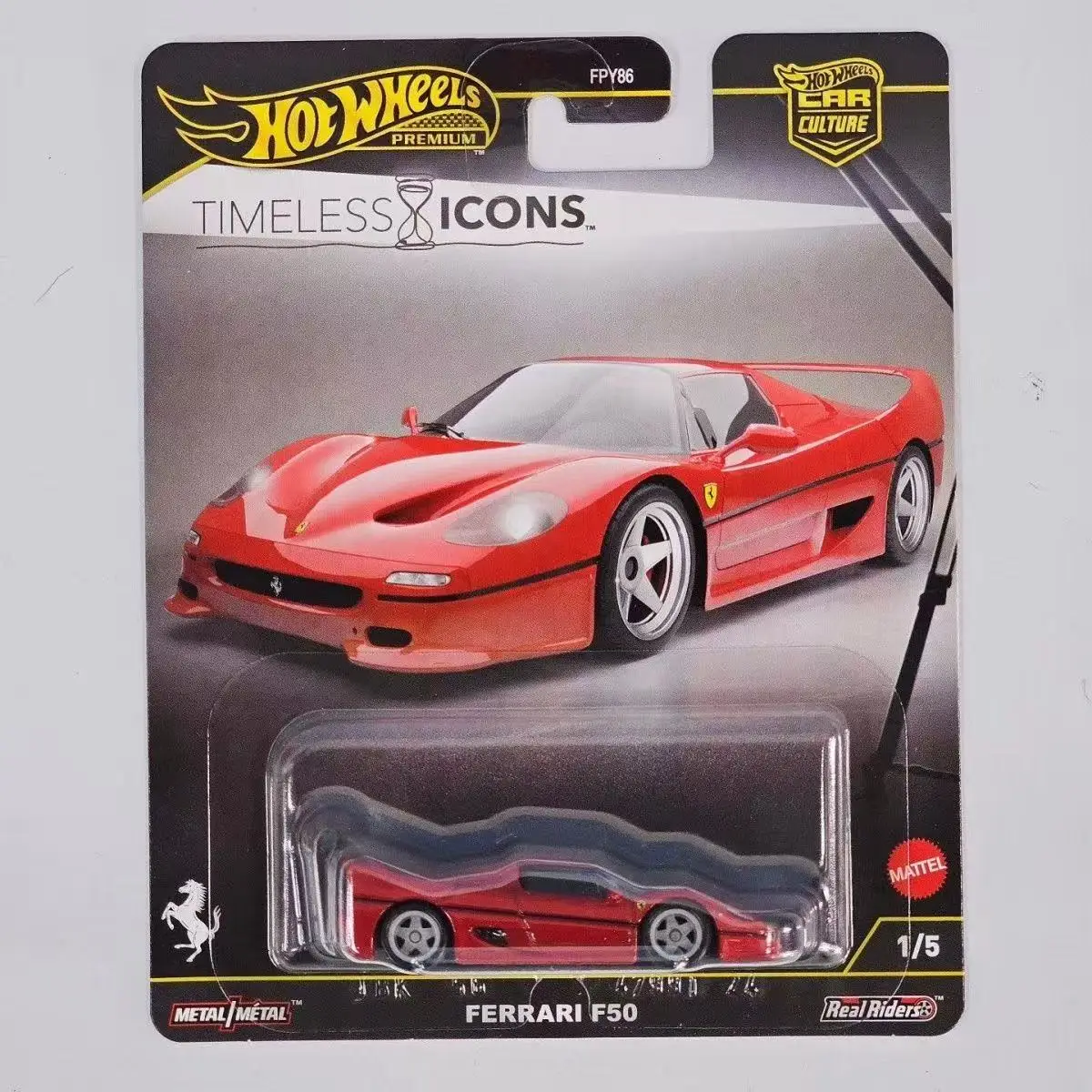Mattel Hot Wheels Carros Clássicos Ferrari F50 Porsche Carrera GT