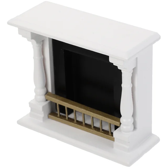 Fa Babák Dekoráció Kandalló Bútor Miniatűr Tartozékok Modell Miniatűrök - Image 4