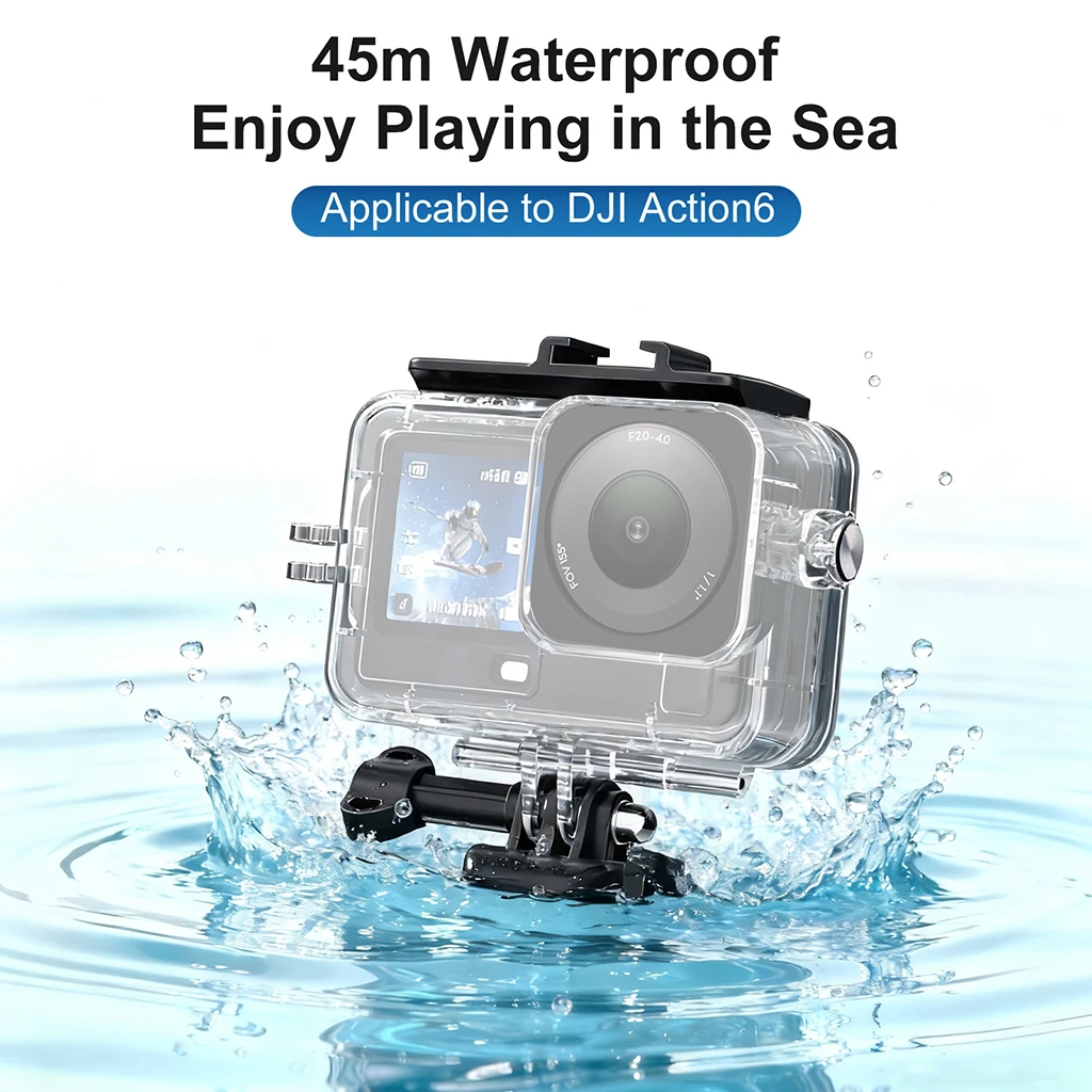 Custodia subacquea 45m per DJI Osmo Action 6 - Scafandro da immersione