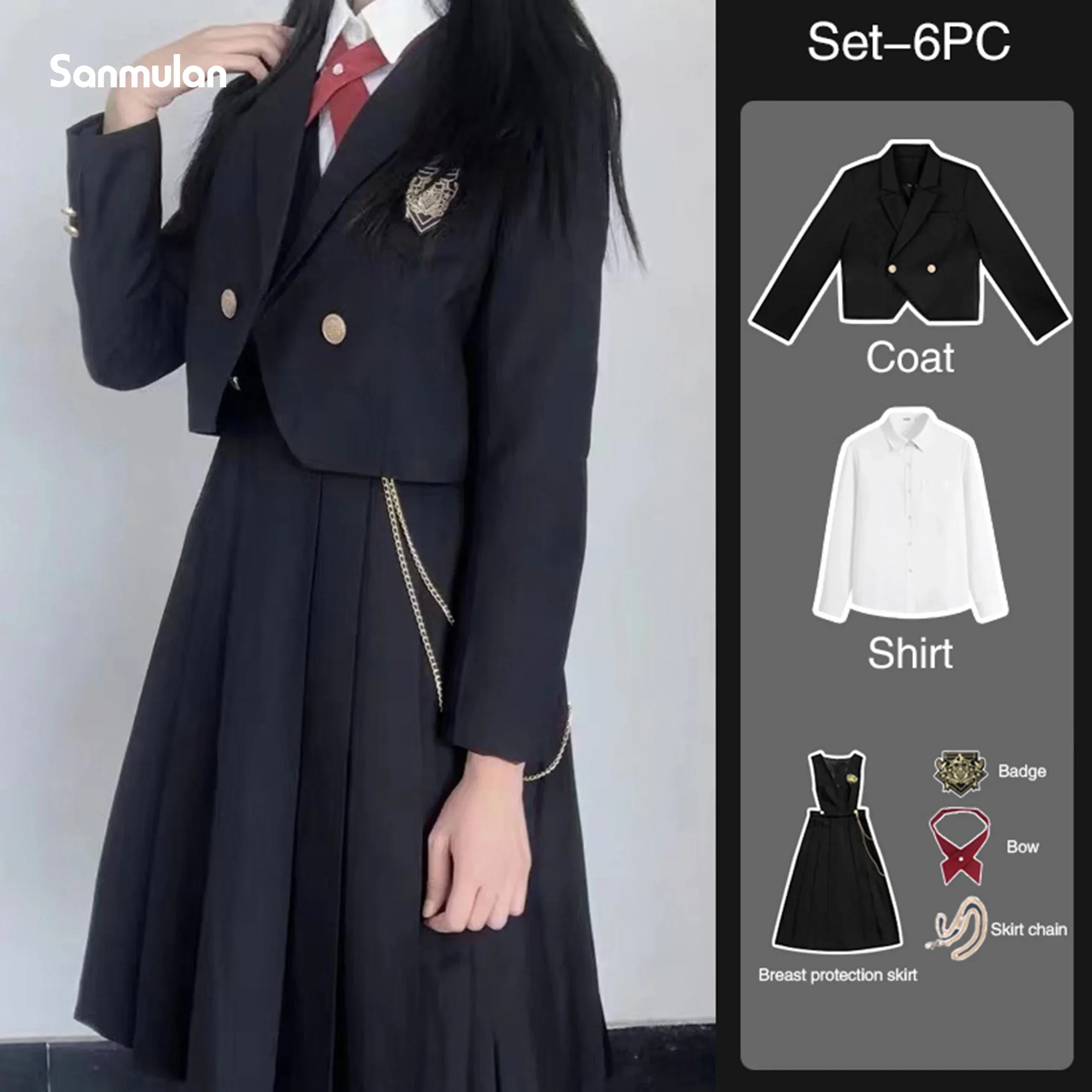 Breast Protection Skirt JK Uniform Suit Jacket Female Genuine Japanese Breast Protection College Style Small Suit Basic