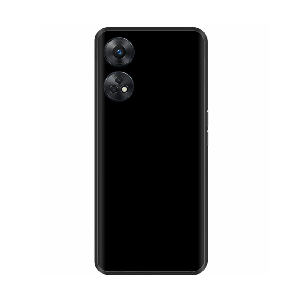 HAOYE Cover per OPPO Reno8 T (Reno 8T), Custodia in TPU a gradiente Colori, [Rinforzare la con Angoli] Custodia Trasparente Silicone Morbida Ultra Sottile Case (Oro Nero
