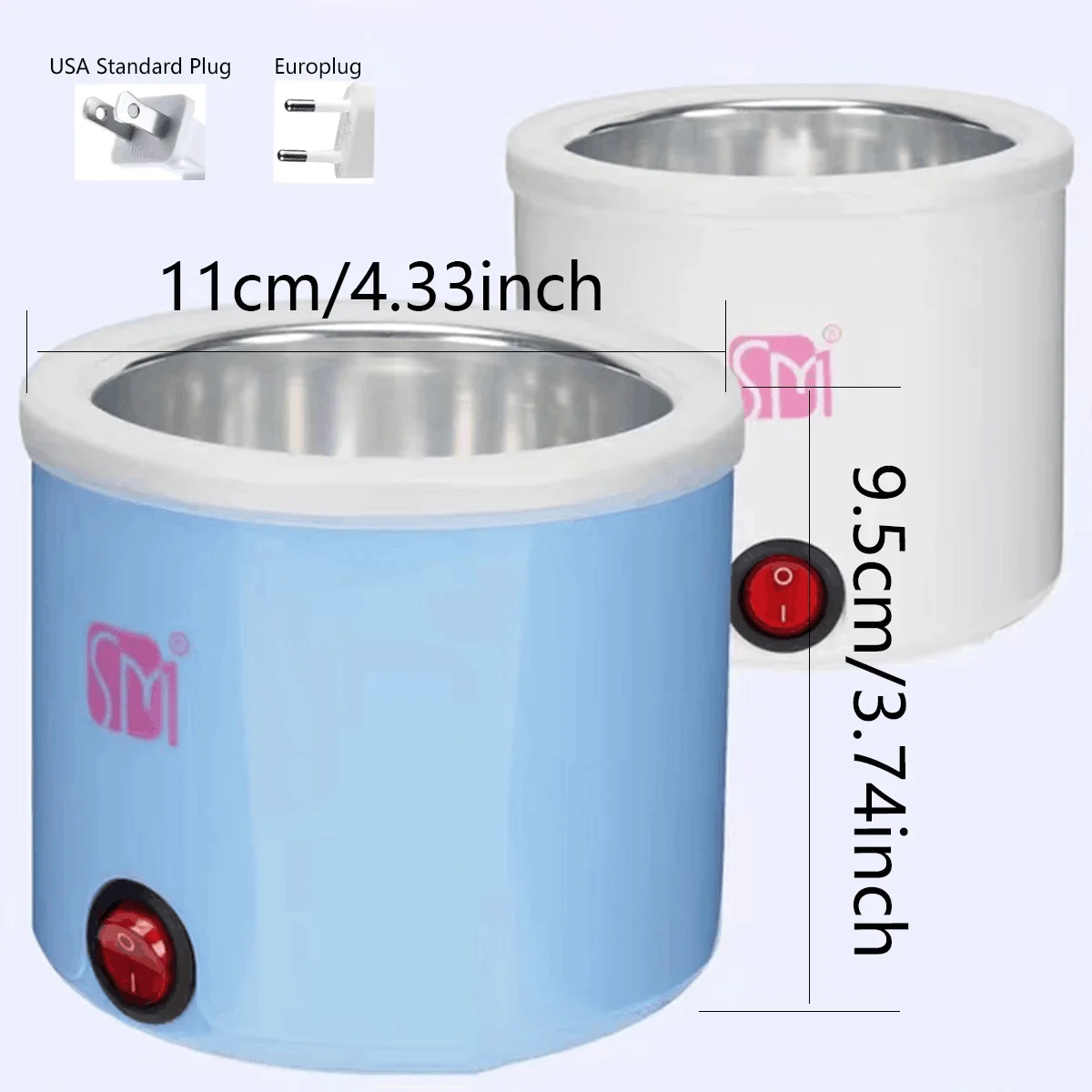 1PC-Mini small wax machine heater underarm hair removal honey wax hair removal cream small and versatile melting machine wax heater hair removal wax hair removal tool beauty wax
