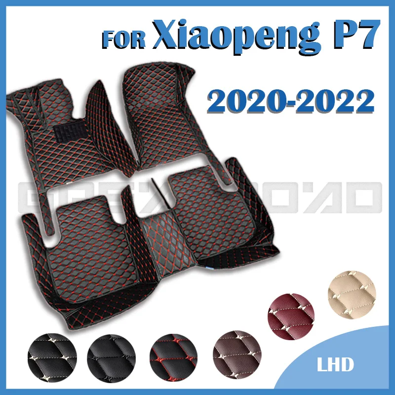 

Car Floor Mats For Xiaopeng P7 2020 2021 2022 Custom Auto Foot Pads Automobile Carpet Cover Interior Accessories