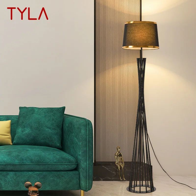 

TYLA Contemporary Floor Lamp Creative Fashion LED Vintage Standing Light for Home Decor Living Room Hotel Bedroom