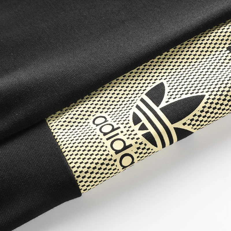 Adidas Men's Exercise Sets, Stripes, Athletic, Moisture-wicking, Elastic Short Sleeved and Long Pants Sets, White and Black 2 Adidas Men's Exercise Sets, Stripes, Athletic, Moisture-wicking, Elastic Short Sleeved and Long Pants Sets, White and Black 2