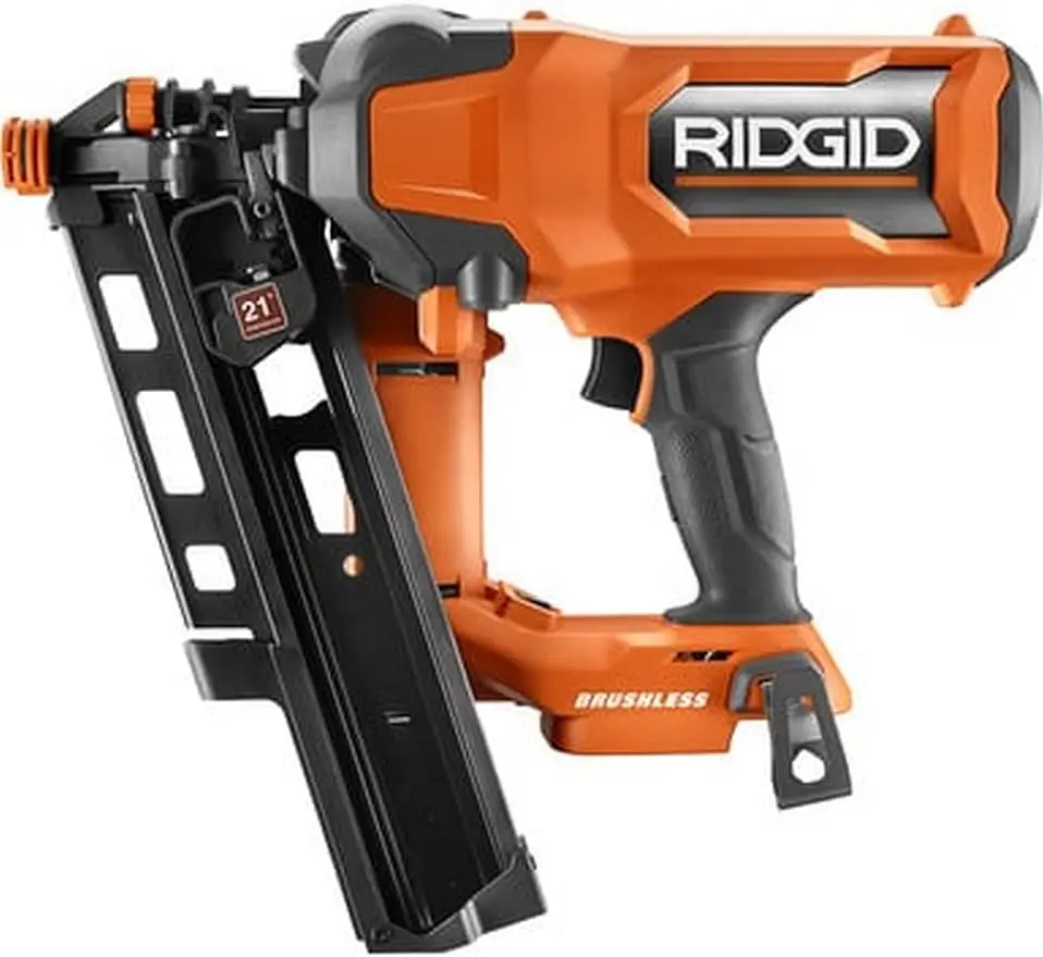 

RIDGID 18V Brushless Cordless 21° 3-1/2 in. Framing Nailer (Tool Only)