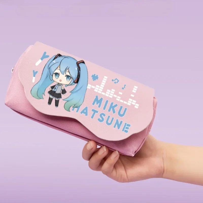 Youth Cartoon Stationery Storage Bag - Large Capacity Pencil Case