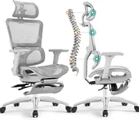 High Back Home Office Desk Chair with Lumbar Support, 4D Adjustable Armrest & Seat Depth 1