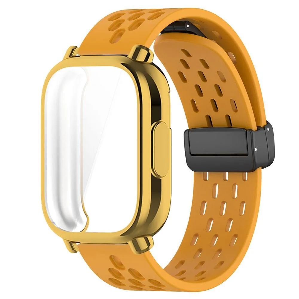 Breathable Silicone Sport Strap with Full Cover Protector Case