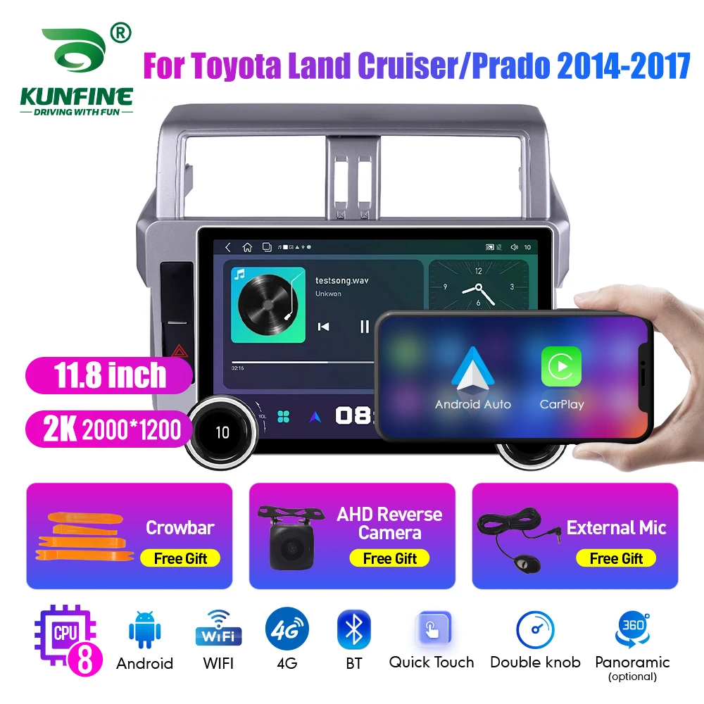 

Автомагнитола для Honda Prado 11,8-2014, 2017 дюйма, 2K, 2 Din