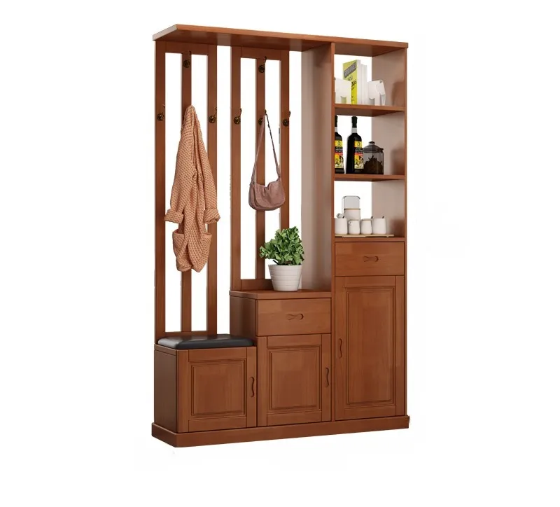 High Quality Modern Multifunctional Entrance Hall Divider Cabinet Corner Wooden Shoe Cabinet With Storage For Living Room
