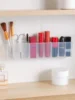 4/8pcs Mirror Cabinet Storage Box Cabinet Door Wall Mounted Transparent Lipstick And Cosmetics Separation Without Punching 1
